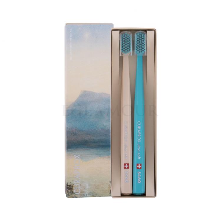 Curaprox 5460 Ultra Soft Duo Limited Edition Zahnbürste 2 St. Farbton  Beige &amp; Turquoise