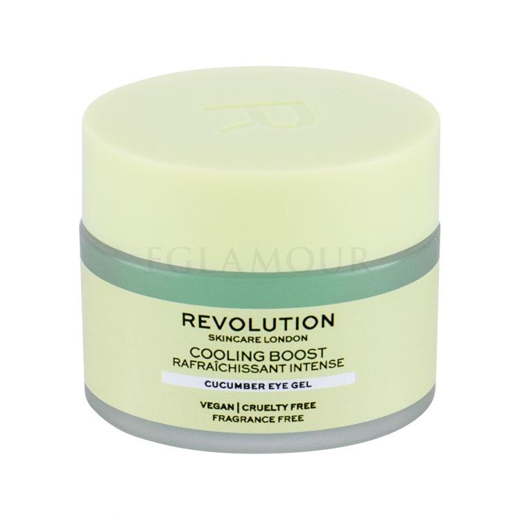 Revolution Skincare Cooling Boost Cucumber Augengel für Frauen 15 ml