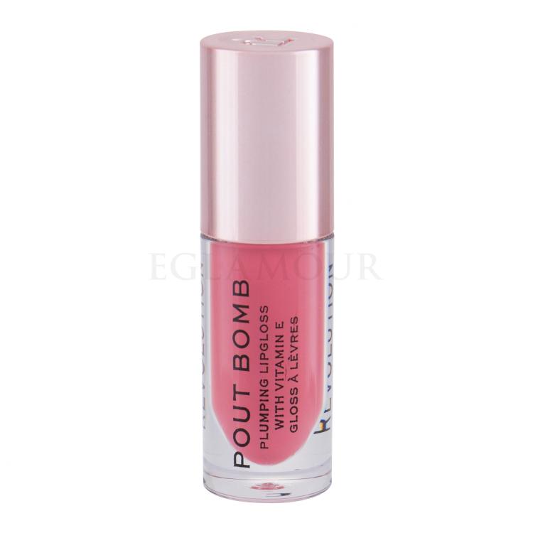 Makeup Revolution London Pout Bomb Lipgloss für Frauen 4,6 ml Farbton  Peachy