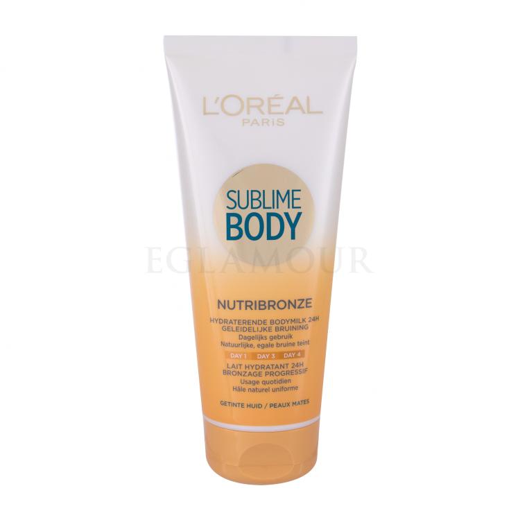 L&#039;Oréal Paris Sublime Body Nutribronze Tinted Skin Selbstbräuner für Frauen 200 ml