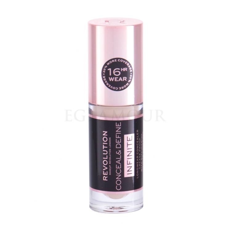 Makeup Revolution London Conceal &amp; Define Infinite Concealer für Frauen 5 ml Farbton  C2.5