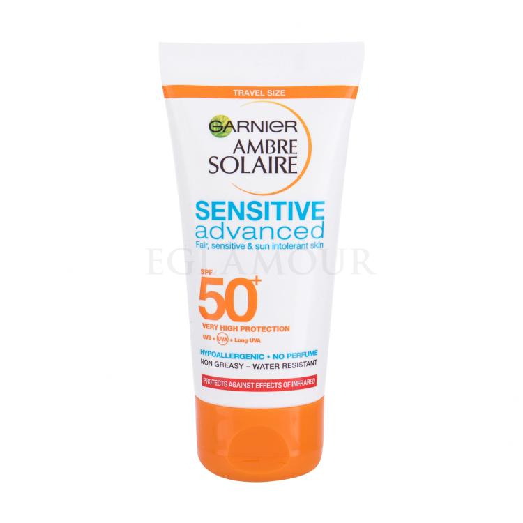 Garnier Ambre Solaire Sensitive Advanced Hypoallergenic Milk SPF50+ Sonnenschutz 50 ml