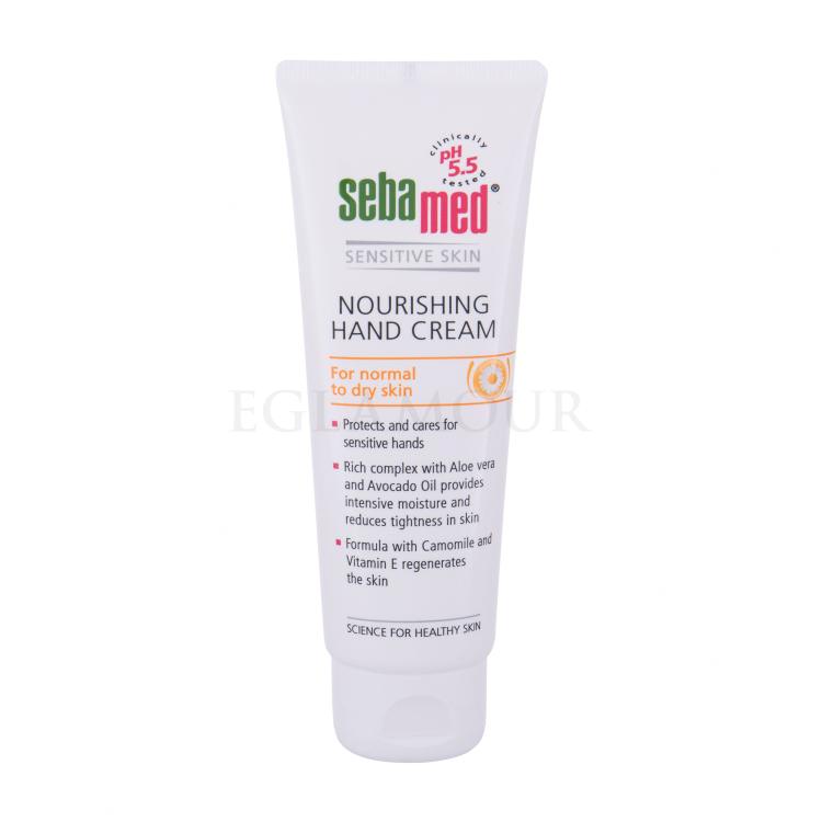 SebaMed Sensitive Skin Nourishing Handcreme für Frauen 75 ml