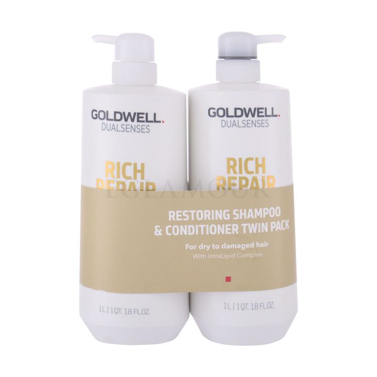 Goldwell Dualsenses Rich Repair Geschenkset Shampoo 1000 ml + Conditioner 1000 ml