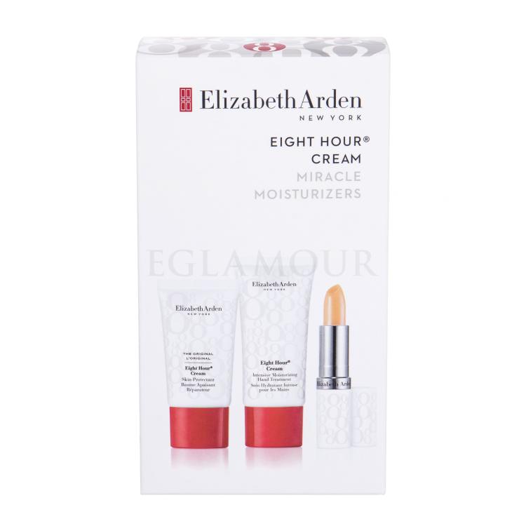 Elizabeth Arden Eight Hour Cream Skin Protectant Geschenkset Tagesgesichtspflege 15 ml + Lippenbalsam SPF15 3,7 g + Handcreme 30 ml