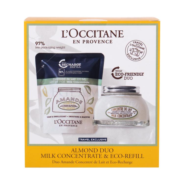 L&#039;Occitane Almond (Amande) Geschenkset Körpercreme 200 ml + Körpercreme Nachfüllung 200 ml