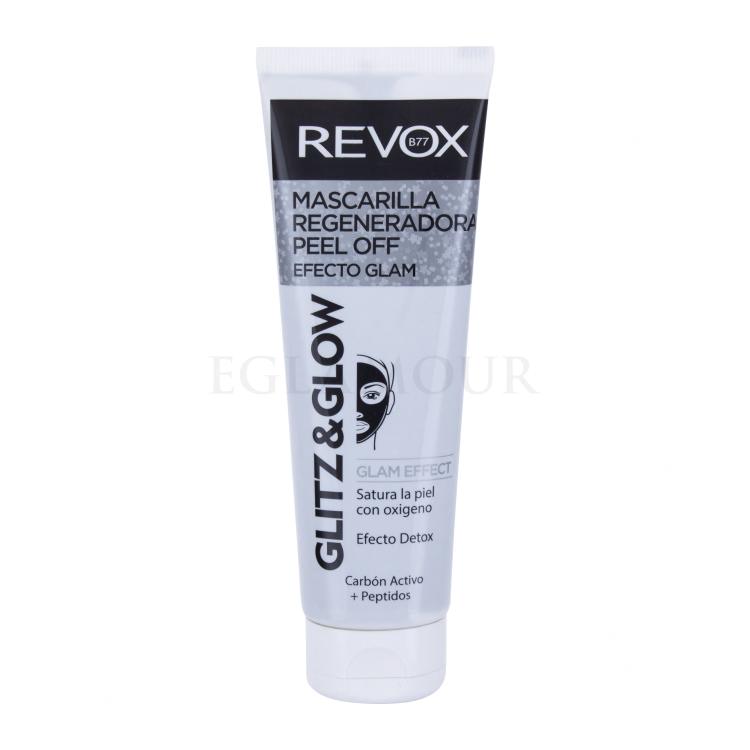 Revox Glitz &amp; Glow Black Regenerating Gesichtsmaske für Frauen 80 ml