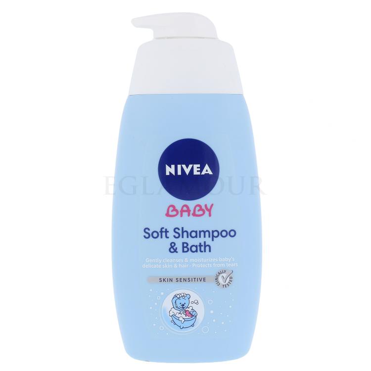 Nivea Baby Soft Shampoo &amp; Bath Shampoo für Kinder 500 ml