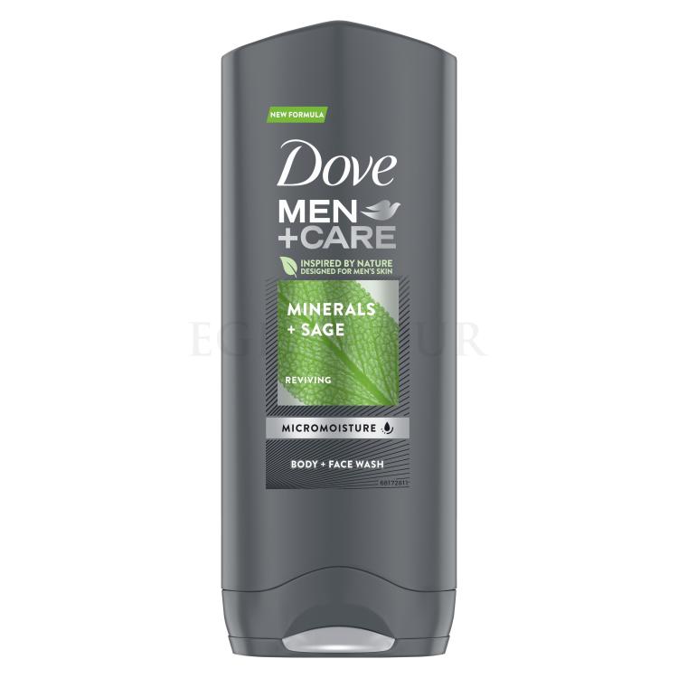 Dove Men + Care Minerals + Sage Duschgel für Herren 250 ml