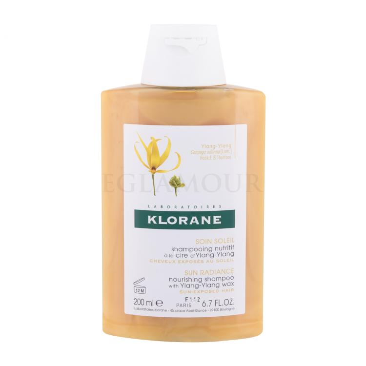 Klorane Ylang-Ylang Wax Sun Radiance Shampoo für Frauen 200 ml