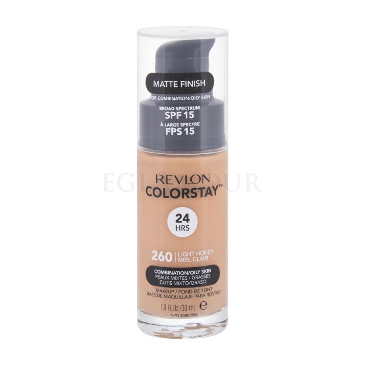 Revlon Colorstay Combination Oily Skin SPF15 Foundation für Frauen 30 ml Farbton  260 Light Honey