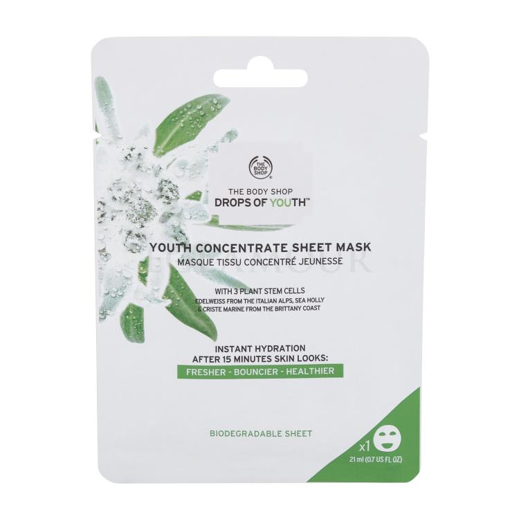 The Body Shop Drops Of Youth Concentrate Sheet Mask Gesichtsmaske für Frauen 21 ml