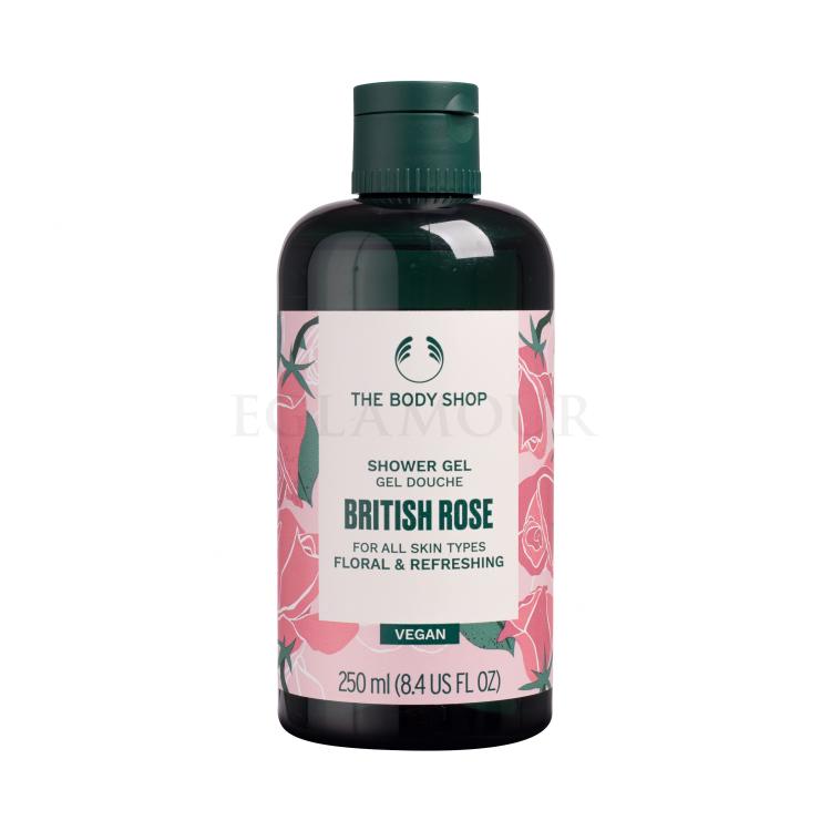 The Body Shop British Rose Duschgel für Frauen 250 ml