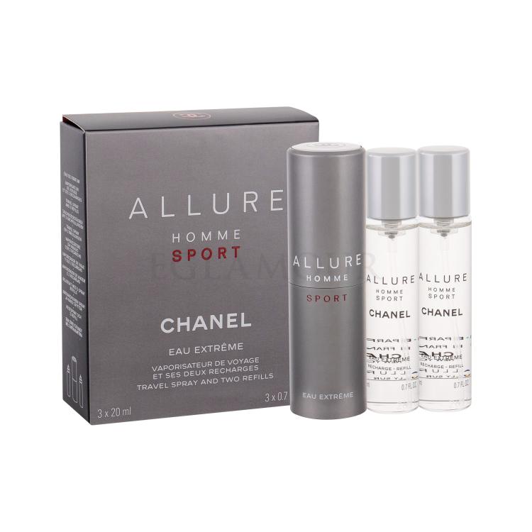 Chanel Allure Homme Sport Eau Extreme Eau de Toilette für Herren Twist and Spray 3x20 ml