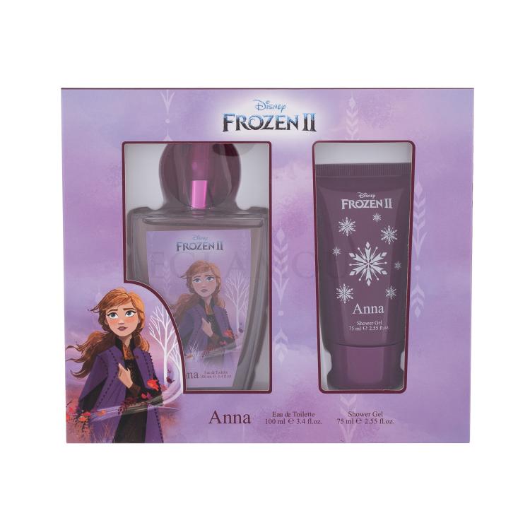 Disney Frozen II Anna Geschenkset Edt 100 ml + Duschgel 75 ml