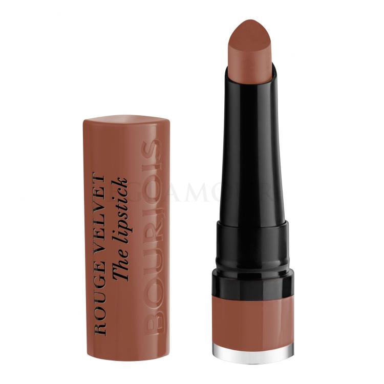 BOURJOIS Paris Rouge Velvet The Lipstick Lippenstift für Frauen 2,4 g Farbton  22 Moka-Dero