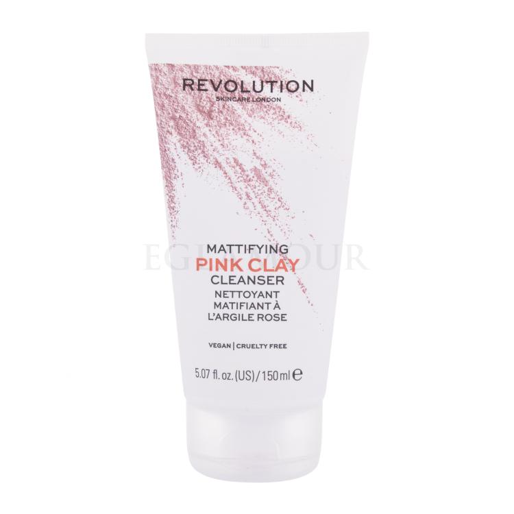 Revolution Skincare Pink Clay Mattifying Reinigungsschaum für Frauen 150 ml