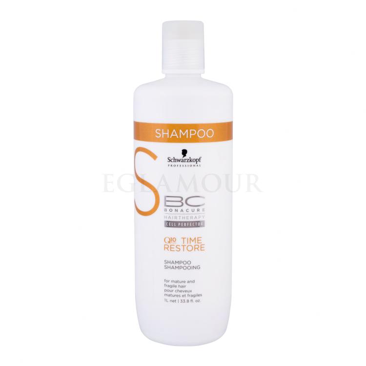 Schwarzkopf Professional BC Bonacure Q10+ Time Restore Cell Perfector Shampoo für Frauen 1000 ml