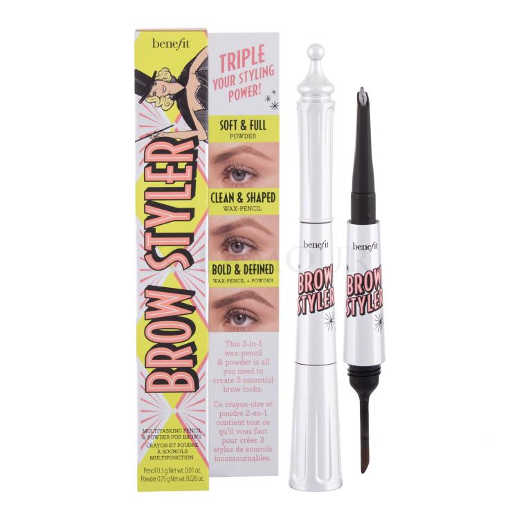 Benefit Brow Styler Multitasking Pencil &amp; Powder Augenbrauenstift für Frauen 1,05 g Farbton  5 Warm Black-Brown