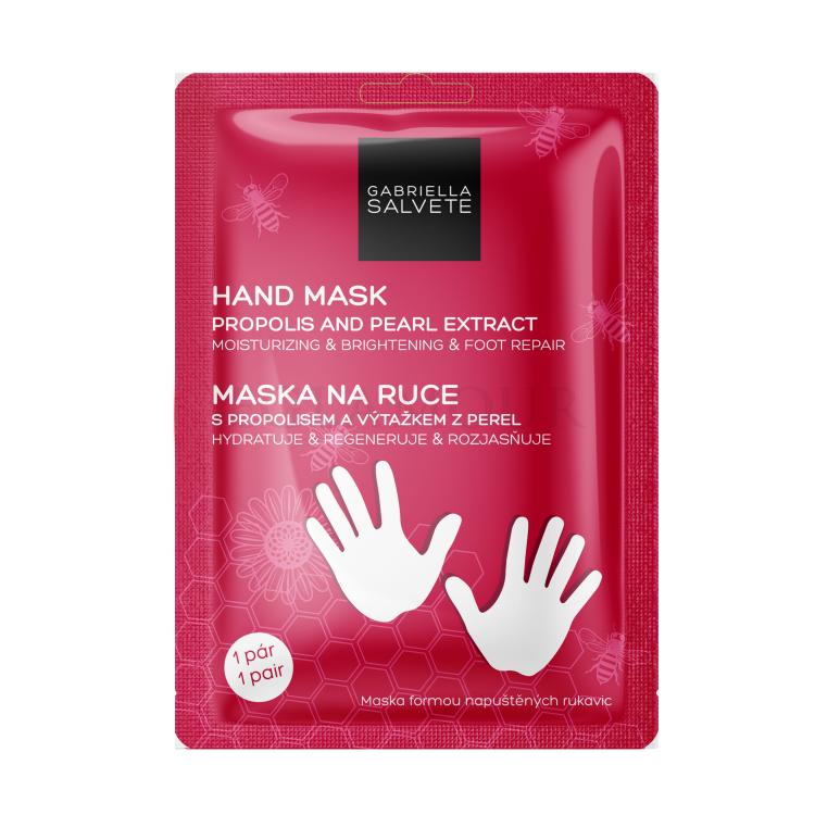Gabriella Salvete Hand Mask Propolis And Pearl Extract Feuchtigkeitsspendende Handschuhe für Frauen 1 St.