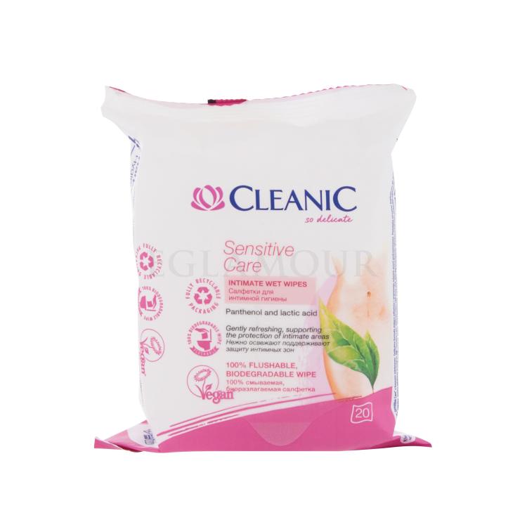 Cleanic Sensitive Care Intimhygiene für Frauen 20 St.