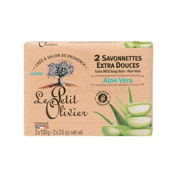 Le Petit Olivier Aloe Vera Extra Mild Soap Seife für Frauen 200 g