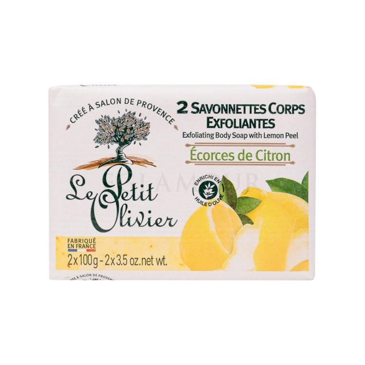 Le Petit Olivier Exfoliating Body Soap Lemon Peel Körperpeeling für Frauen 200 g