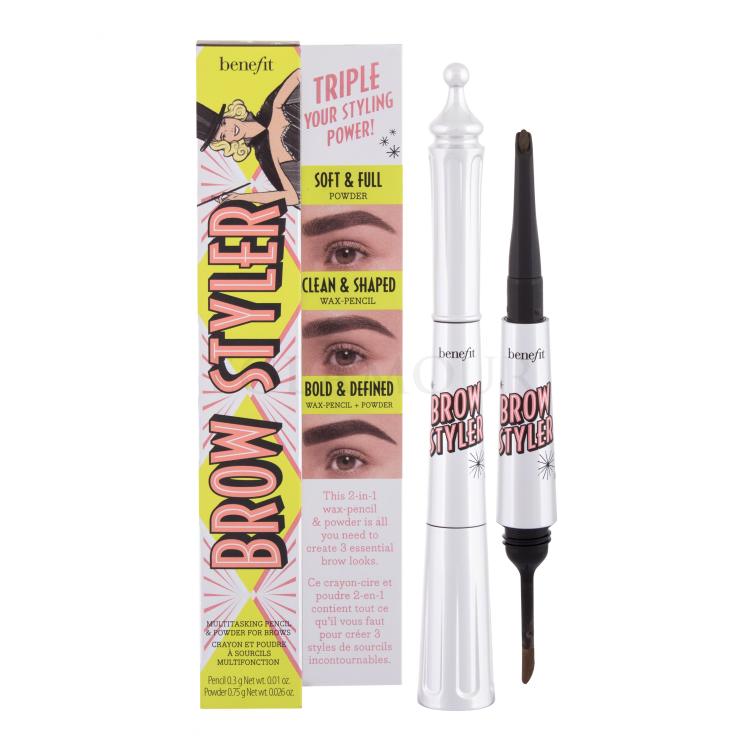 Benefit Brow Styler Multitasking Pencil &amp; Powder Augenbrauenstift für Frauen 1,05 g Farbton  3.5 Neutral Medium Brown