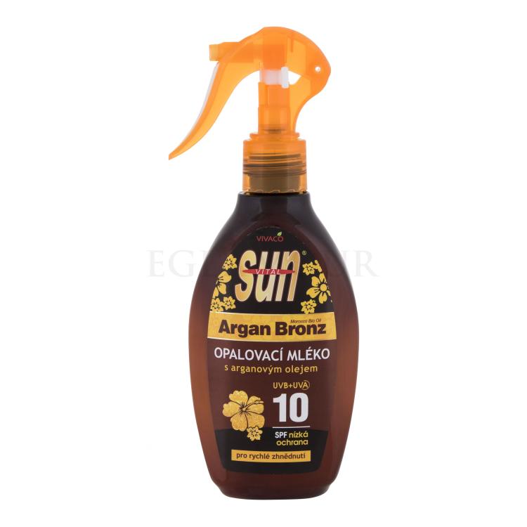 Vivaco Sun Argan Bronz Suntan Lotion SPF10 Sonnenschutz 200 ml