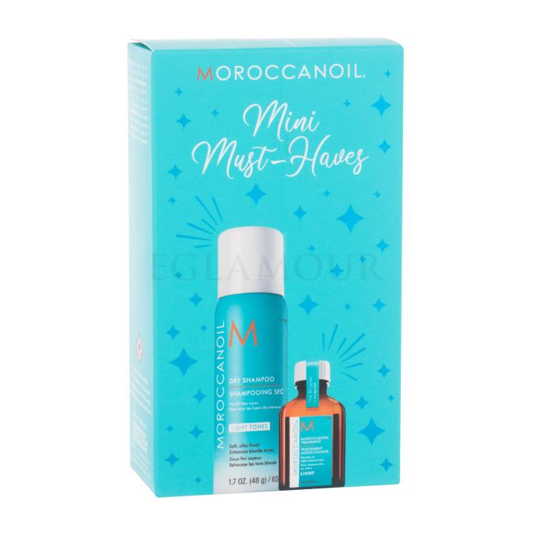 Moroccanoil Mini Must-Haves Geschenkset Haaröl Treatment 15 ml + Trockenshampoo Dry Shampoo Light Tones 65 ml
