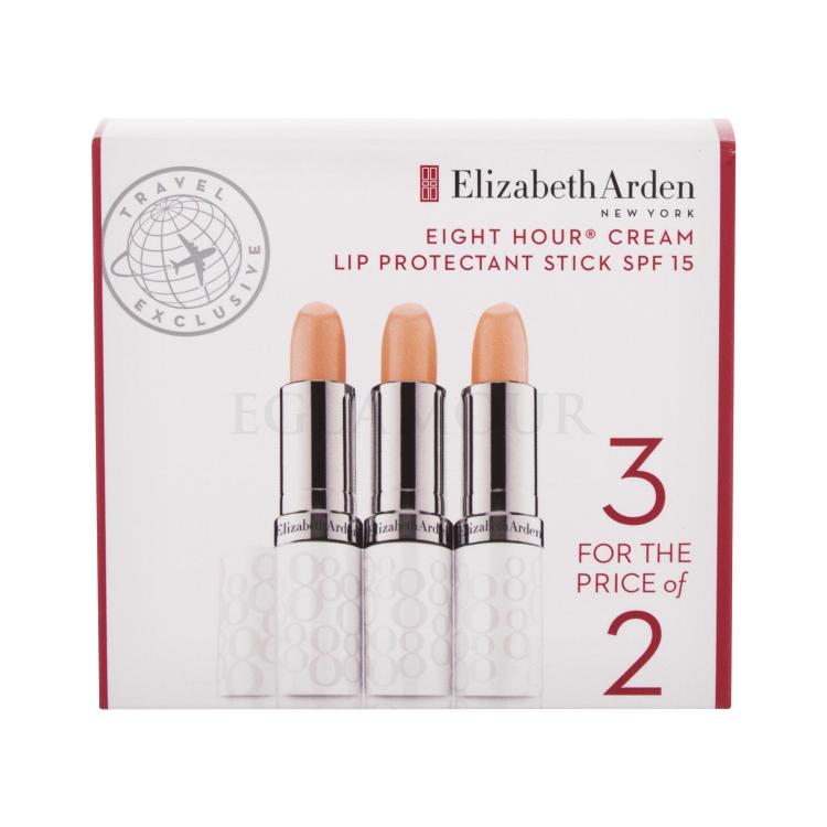 Elizabeth Arden Eight Hour Cream Lip Protectant Stick SPF15 Geschenkset Lip Balm Eight Hour Cream Lip Protectant Stick SPF15 3 x 3,7 g