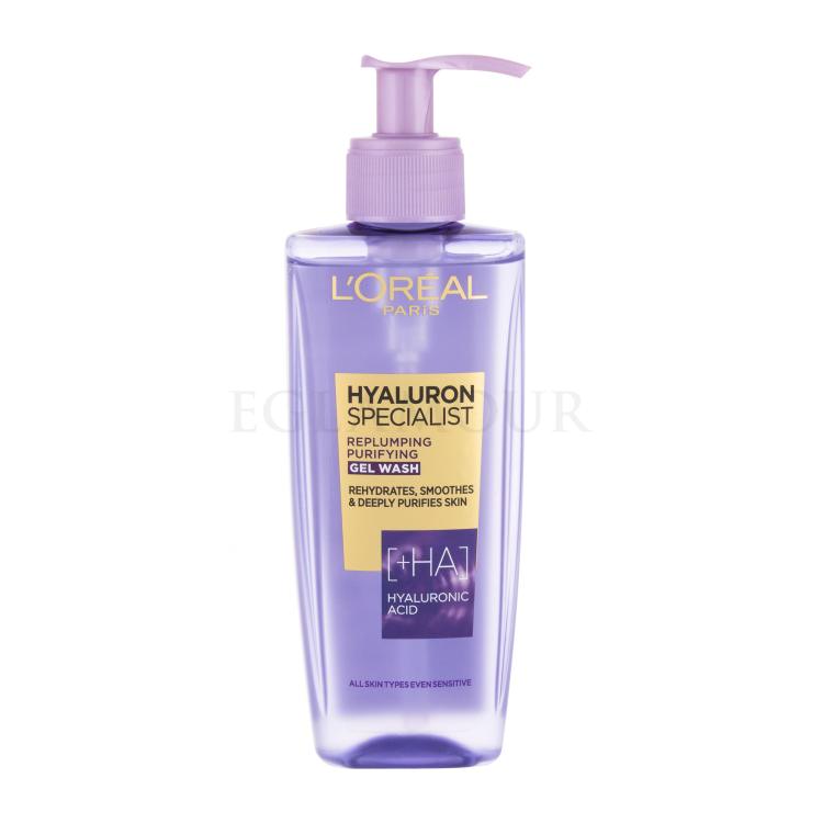 L&#039;Oréal Paris Hyaluron Specialist Replumping Purifying Gel Wash Reinigungsgel für Frauen 200 ml