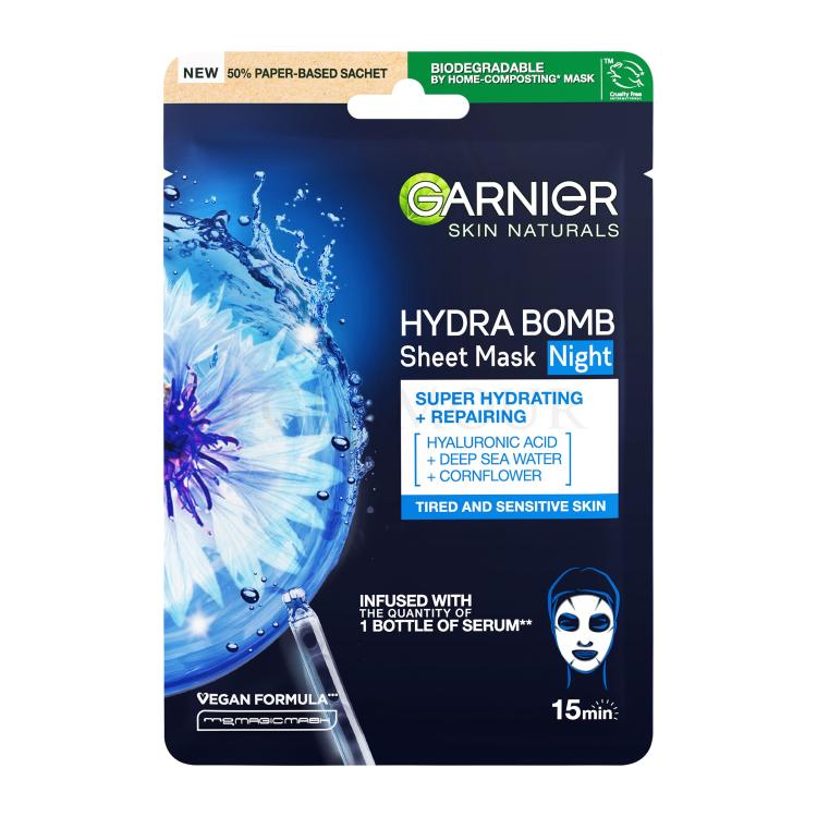 Garnier Skin Naturals Hydra Bomb Night Gesichtsmaske für Frauen 1 St.