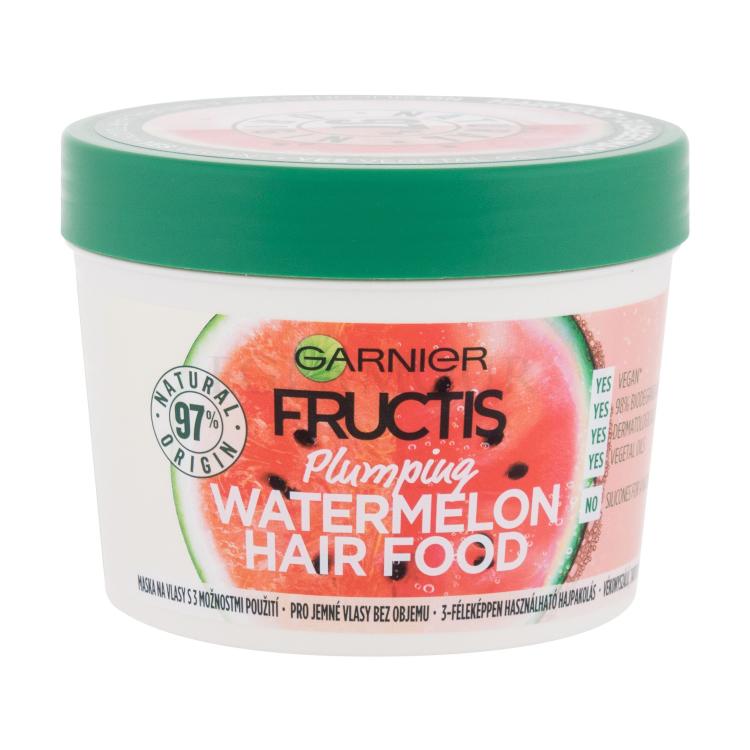 Garnier Fructis Hair Food Watermelon Plumping Mask Haarmaske für Frauen 390 ml