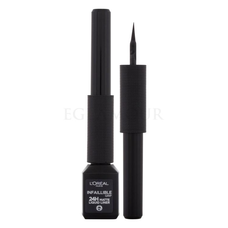 L&#039;Oréal Paris Infaillible Grip 24H Matte Liquid Liner Eyeliner für Frauen 3 ml Farbton  01 Black