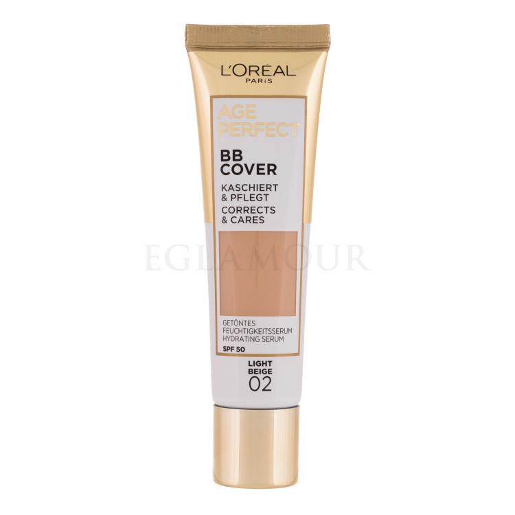 L&#039;Oréal Paris Age Perfect BB Cover BB Creme für Frauen 30 ml Farbton  02 Light Beige
