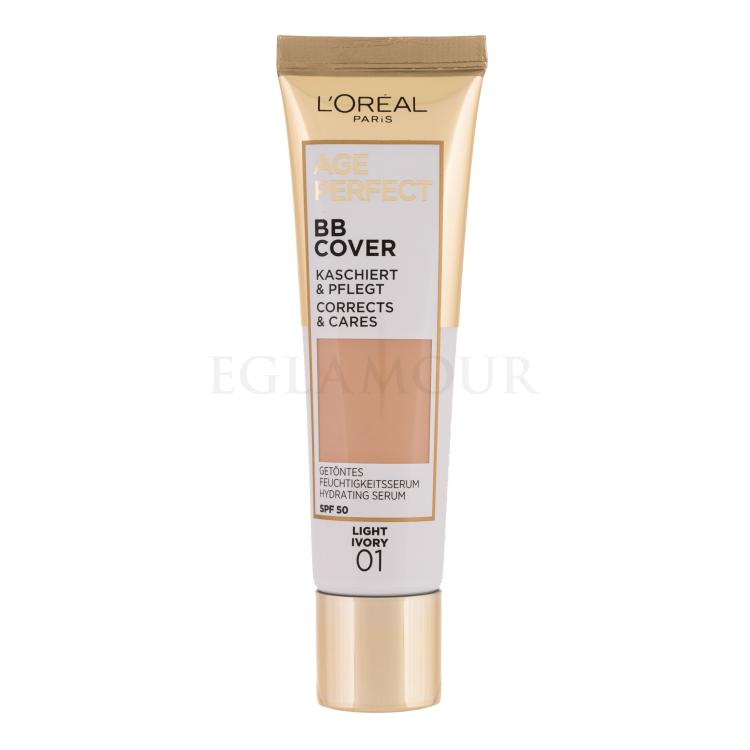 L&#039;Oréal Paris Age Perfect BB Cover BB Creme für Frauen 30 ml Farbton  01 Light Ivory