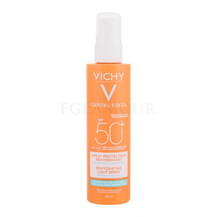 Vichy Capital Soleil Rehydrating Light Spray SPF50+ Sonnenschutz für Frauen 200 ml
