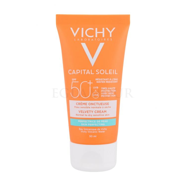 Vichy Capital Soleil Velvety Cream SPF50+ Sonnenschutz fürs Gesicht für Frauen 50 ml