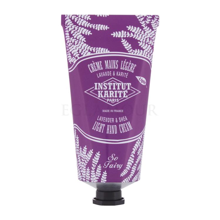 Institut Karité Light Hand Cream Lavender &amp; Shea Handcreme für Frauen 75 ml