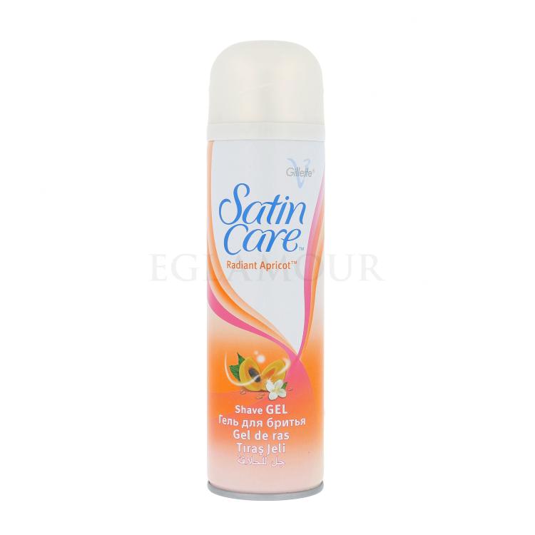 Gillette Satin Care Radiant Apricot Rasiergel für Frauen 200 ml