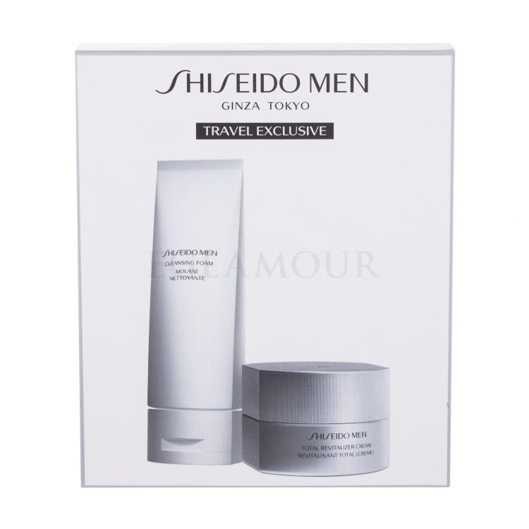 Shiseido MEN Total Revitalizer Geschenkset Gesichtscreme Men Total Revitalizer Cream 50 ml + reinigender Gesichtsschaum Men Cleansing Foam 125 ml