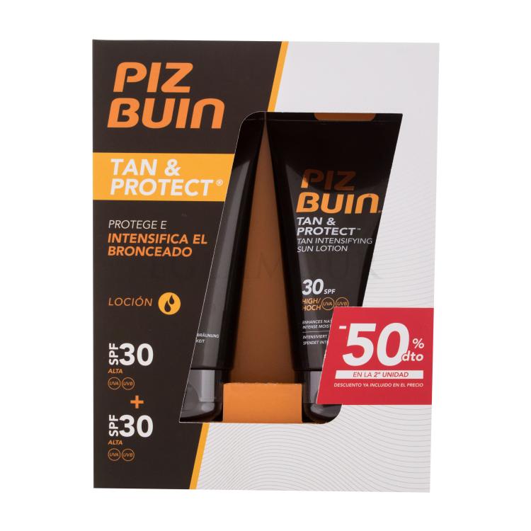 PIZ BUIN Tan &amp; Protect Tan Intensifying Sun Lotion SPF30 SET Geschenkset Sonnenmilch Tan &amp; Protect Sun Lotion SPF30 2 x 150 ml