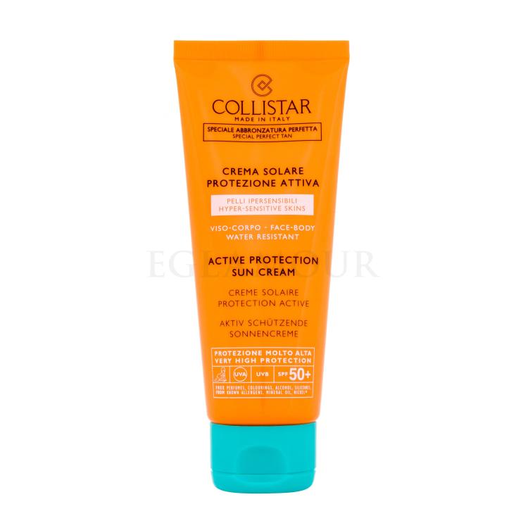 Collistar Special Perfect Tan Active Protection Sun Cream SPF50+ Sonnenschutz 100 ml