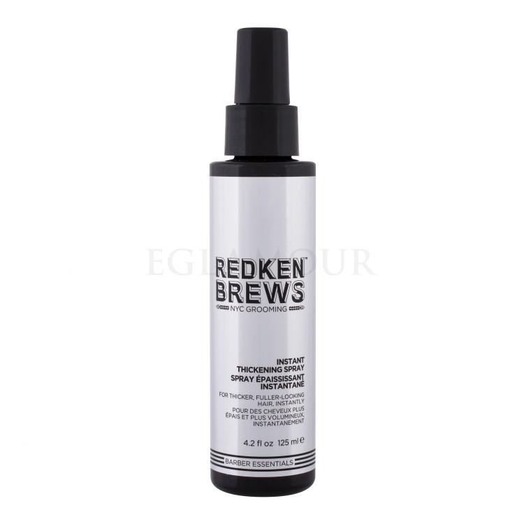 Redken Brews Instant Thickening Spray Für Haarvolumen für Herren 125 ml