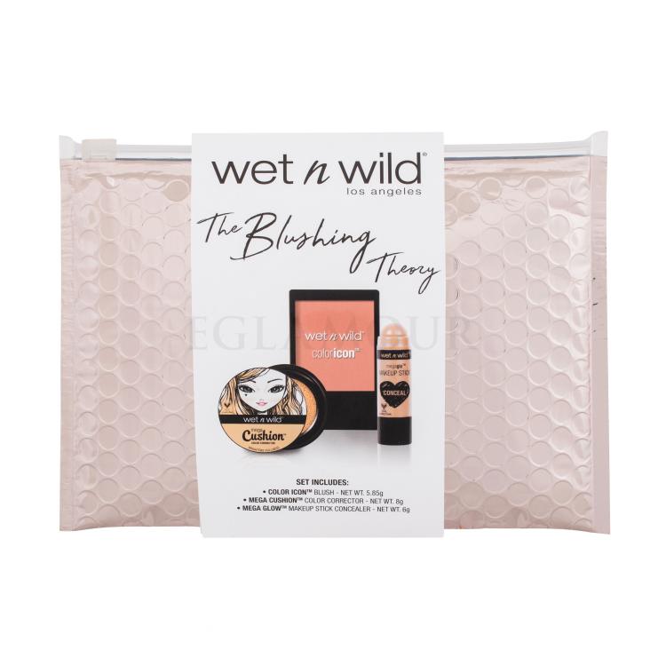 Wet n Wild The Blushing Theory Geschenkset Concealer Mega Cushion 8 g + Rouge Color Icon 5,85 g Rosé Champagne + Concealer Mega Glo 6 g Follow Your Bisque + Kosmetiketui