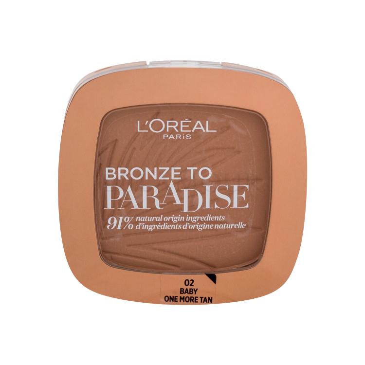 L&#039;Oréal Paris Bronze To Paradise Bronzer für Frauen 9 g Farbton  02 Baby One More Tan