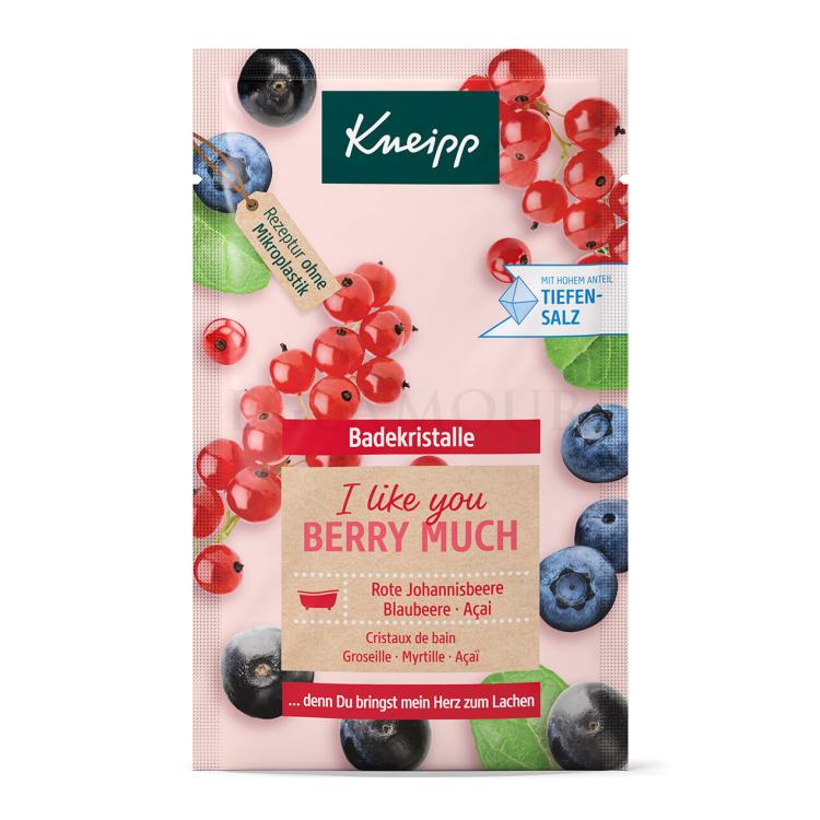 Kneipp Mineral Bath Salt I Like You Berry Much Redcurrant, Blueberry &amp; Acai Badesalz 60 g