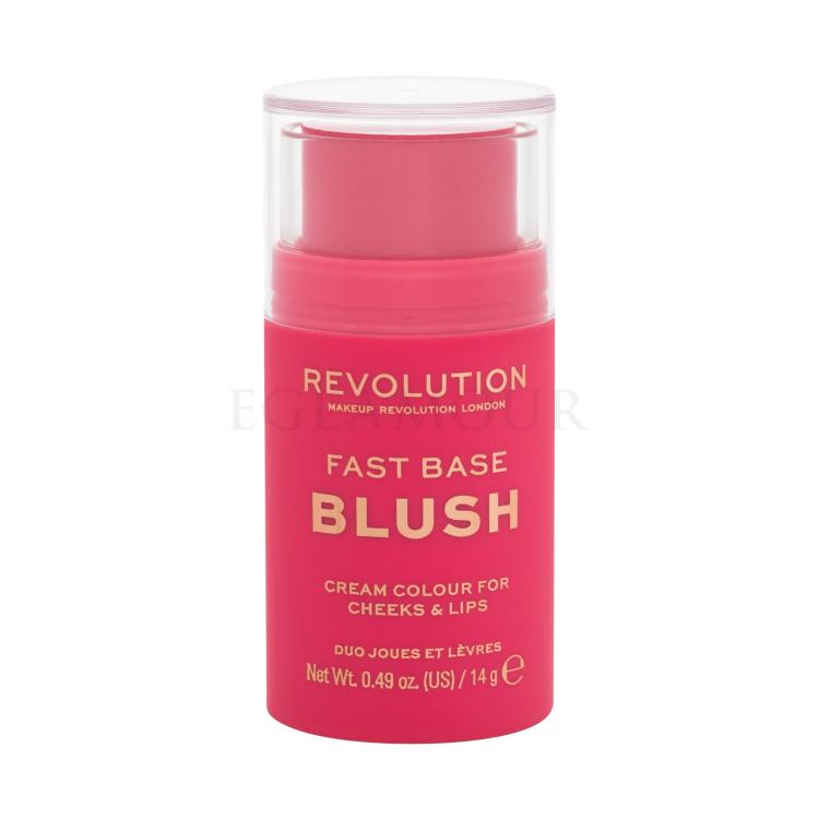 Makeup Revolution London Fast Base Blush Rouge für Frauen 14 g Farbton  Rose