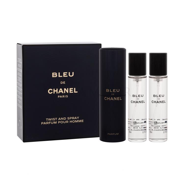 Chanel Bleu de Chanel Parfum für Herren Twist and Spray 3x20 ml